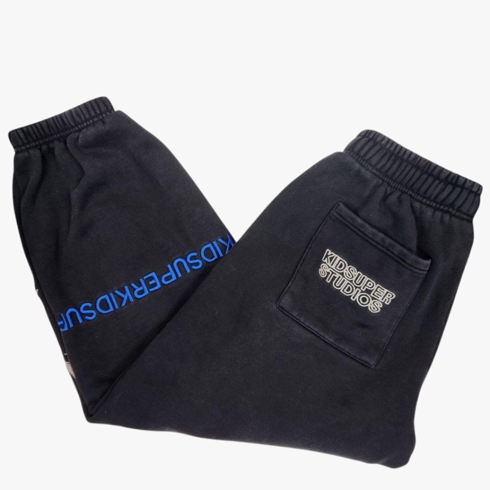 Kidsuper Studios Embroidered Stitch Drawstring Waistline Sweatpants Medium 32
